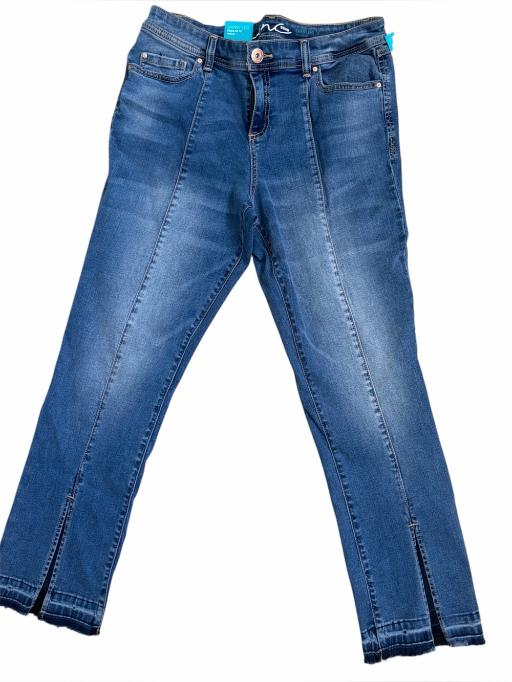 INC denim skinny leg regular fit ankle size 10 NWT